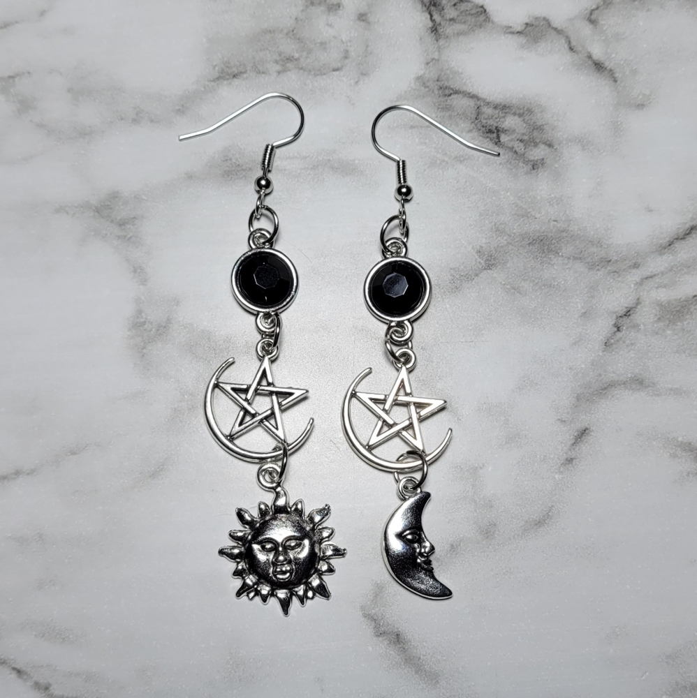 Sun and Moon Earrings